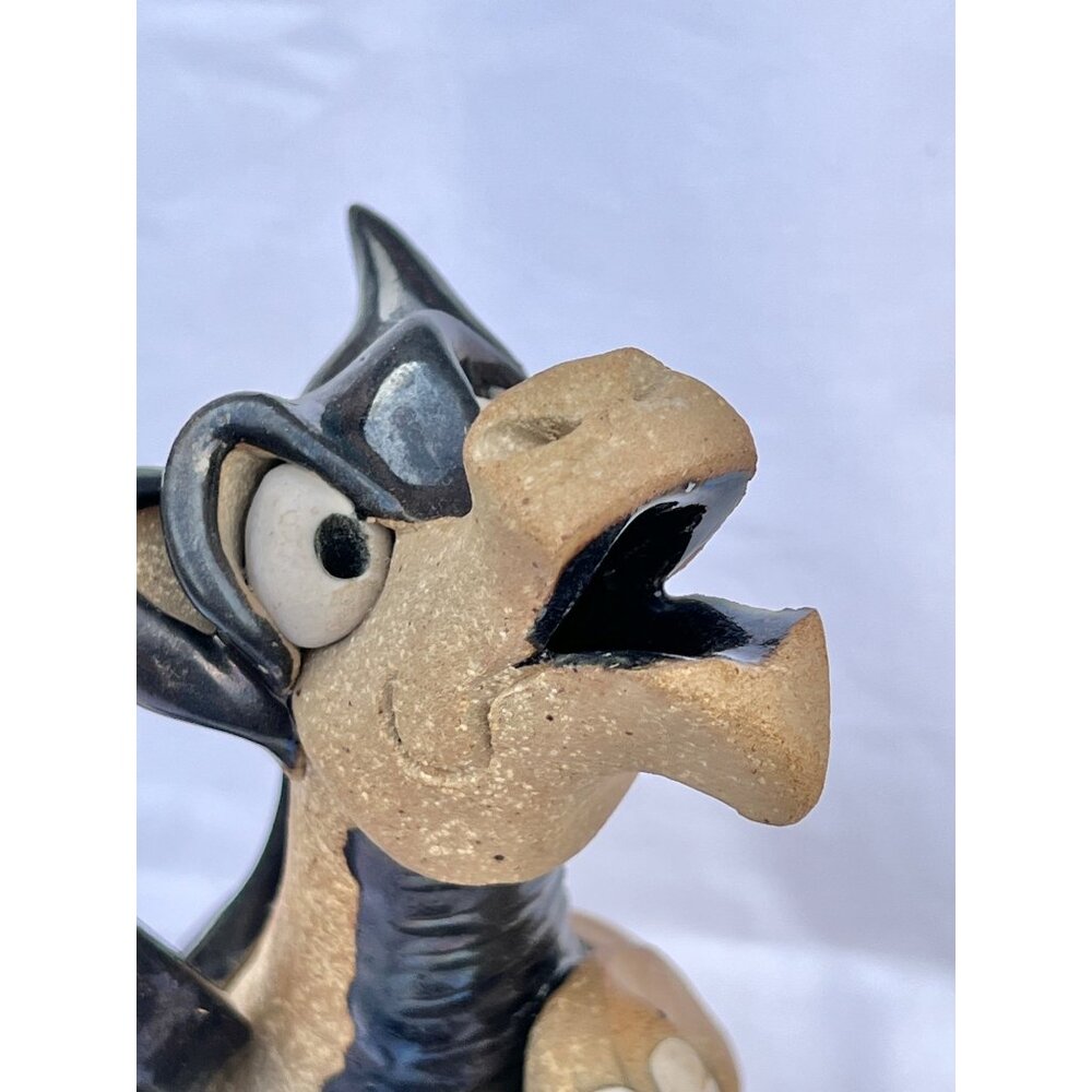 Handcrafted Ceramic Dragon Oil Lamp 1980s 8.5" X 7.75" Tall X 4.75" Unique Colle - Picture 8 of 16